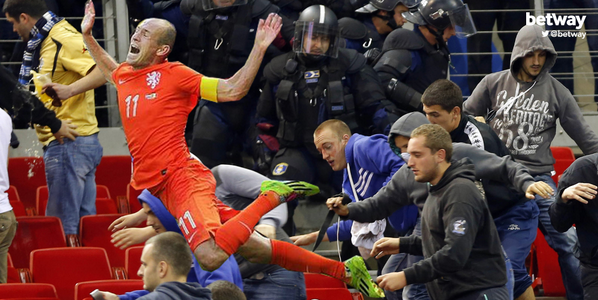 betway's tweet photo. The longer this game goes on, the likelier it becomes. Expect riots. #NEDvsCOS #Robben http://t.co/kE5mdCWeZD