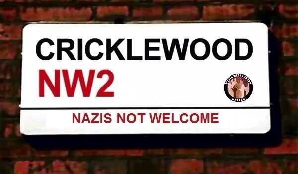 NWLondonUnited's tweet photo. Nazis aren't welcome in NW London. Ever. http://t.co/z1DyIp68tV