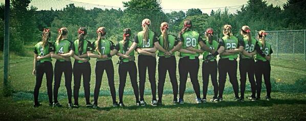 jaclyn2018's tweet image. We play for her❤️⚾️ #kellibaker #rip #loveofthegame ✌️