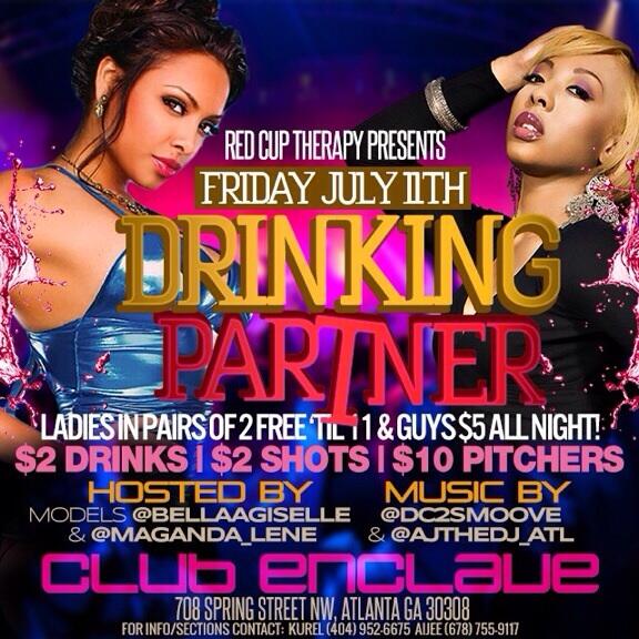 hollywoodbeatz's tweet image. #RedCupTherapy presents #DrinkingPartner this Friday!! $2 drinks, $2 shots, $10 pitchers !! #HighLifeEnt 1