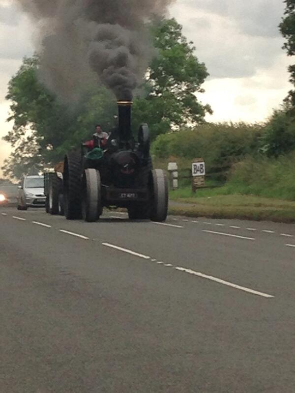 Repulse_Steam's tweet image. #Steamengine #Tiger on their way to Elvaston for this weekend