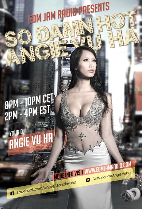 RIGHT NOW!!!! "SO DAMN HOT with Angie Vu Ha" Live on  @EDMJAMRADIO !!!  Tune in HERE --->>> http://t<a href="/tag/newyork"class="tags"><span>#newyork</span></a><a href="/tag/birthdaygirl"class="tags"><span>#birthdaygirl</span></a><a href="/tag/birthdaycake"class="tags"><span>#birthdaycake</span></a><a href="/tag/angievuha"class="tags"><span>#angievuha</span></a>