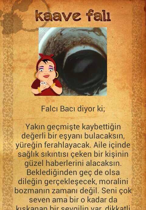 Falcı baktı ve bildiiii :)