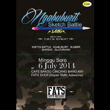 HankOver_HipHop's tweet photo. Sketch batlle minggu 6juli 2014 @bakso cincang adiwerna jalan raya 2 depan smk 2adiwerna http://t.co/OsdGInWccy