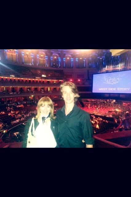 With Daria at The Royal Albert Hall