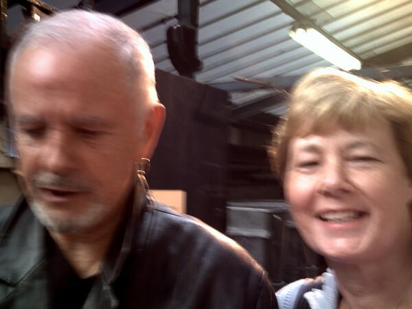 Just found a picture I took of Mumma and @DavidEssexNews during #allthefunatthefair