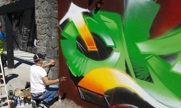 limerickguide's tweet photo. 'Made in Limerick' Make A Move Festival, a riot of colour and talent. #Limerick Europes new Berlin. http://t.co/ZX6nTVTakd