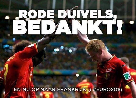 KateDesot's tweet photo. <3 #tousensemble #belgianreddevils #proud #wk2014 #wijhebbengenoten #WorldCup2014 #TeamBelgium http://t.co/CxmyOBonrg