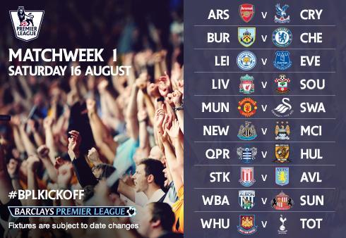 FutballThingsss's tweet photo. RT if you can't wait for the start of the 2014/15 season! #BPLkickoff http://t.co/xxFBIU9V0x