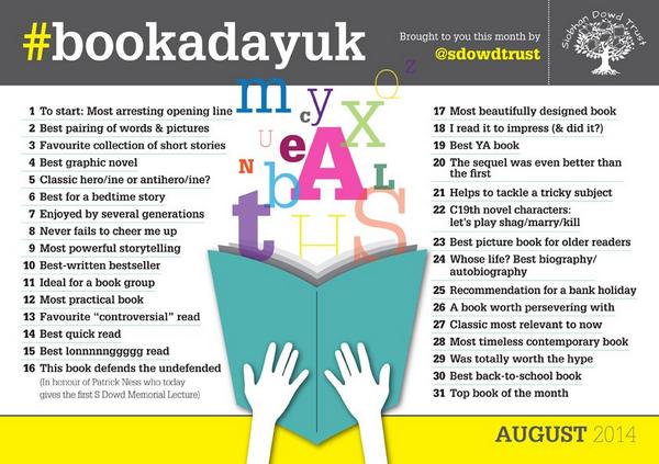 sdowdtrust's tweet photo. @DoubledayUK @BoroughPress Here's our list for August: what do you think? http://t.co/hQ7EnsCfuA