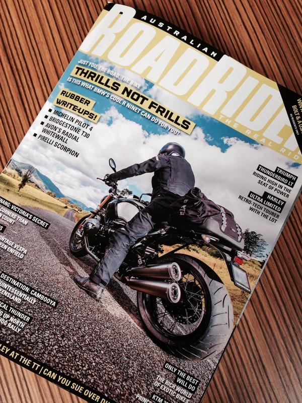 AtoZMotorcycles's tweet photo. RoadRider out Monday. Here's a preview of the full page story on us http://t.co/PuUV1yPNcw