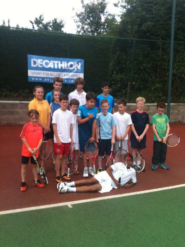 Decathlon junior tournament underway at grove <a href="/DecathlonUK/">Decathlon UK</a>