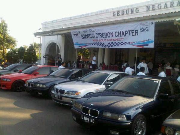 #CirebonJepret : Acara Komunitas BMWCCI Chapter Cirebon di Gedung Negara.