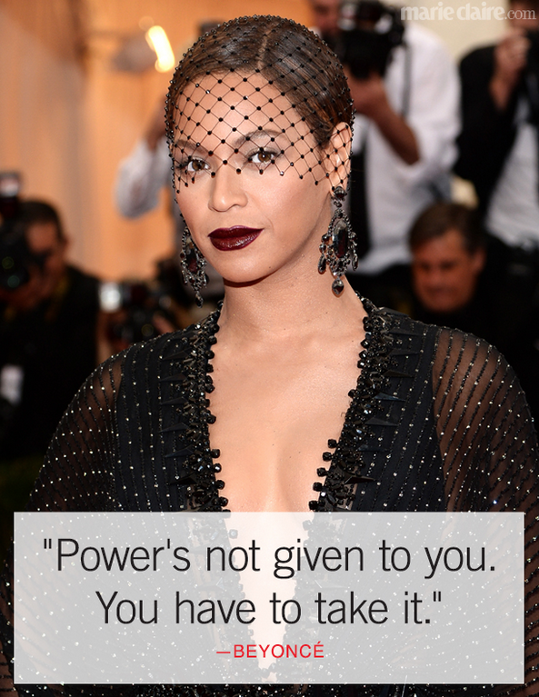 marieclaire's tweet photo. 10 Beyonce quotes that will make you a better person http://t.co/cU5IsZn36D http://t.co/ktjnOgvsqO