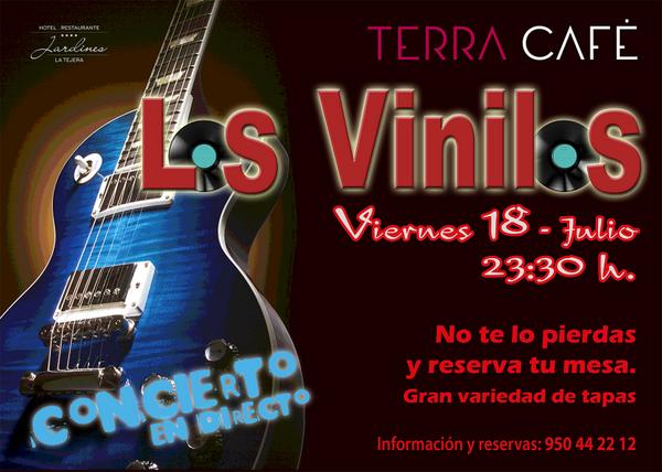 TerraCafefood's tweet photo. LOS VINILOS en Concierto, este Viernes 18 a partir de las 23:30 Horas. ¡¡NO TE LO PIERDAS Y RESERVA TU MESA!! http://t.co/T5c9kf1IMM
