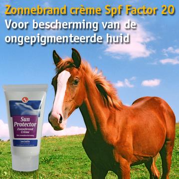 De komende dagen blijft het zonnig en warm. Lees meer over Zonnebrand Crème voor paarden bit.ly/1rmrvDs