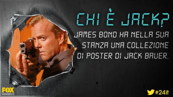 foxtvit's tweet photo. Jack è una spanna sopra a qualunque agente del mondo. Segreto e non. Leggete qui: http://t.co/bZZqFmAVHG #24IT http://t.co/hUztjwiGHf