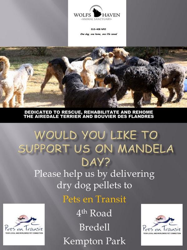 WelfareSA's tweet photo. @Wolfshaven are also taking part in Mandela Day this year! http://t.co/Q5ZOOLAYmn