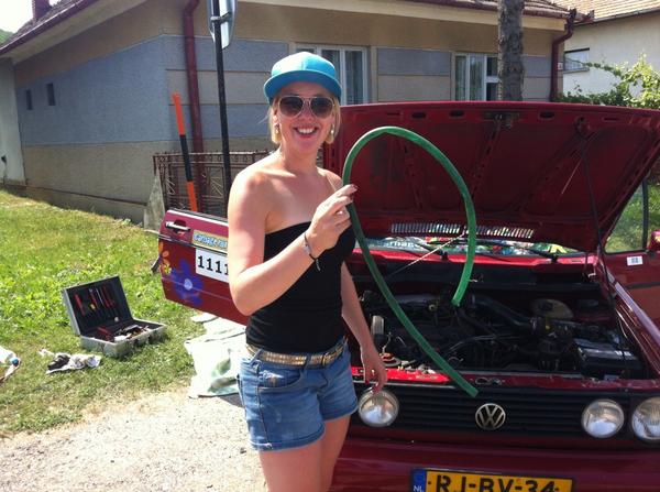 Opdracht 1 in the pocket! Vandaag alternatieve CR #tuinslangcheck #ikrekenhetgoed #20punten #carbagerun
