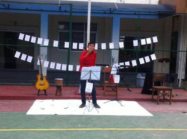 #POEMforGaza dibuka oleh dika, juara fls2n Kab. Bogor :D