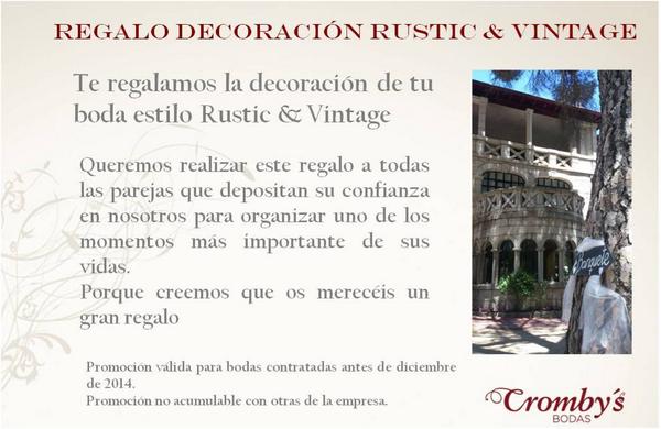 Te regalamos la decoración de tu boda!!