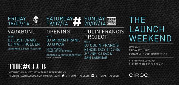 ReservedP_'s tweet image. If you are out in Essex tonight make sure you check out the opening of @thehashtagclub in Chelmsford... @louiblake