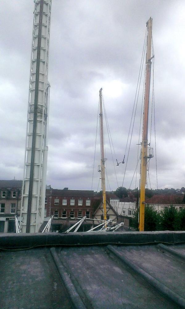 Quite literally a birds eye view from the <a href="/SalsGuildhall/">Salisbury Guildhall</a> of <a href="/EventiveFuntime/">Eventive Funtime</a> open daily til 3 Aug please RT