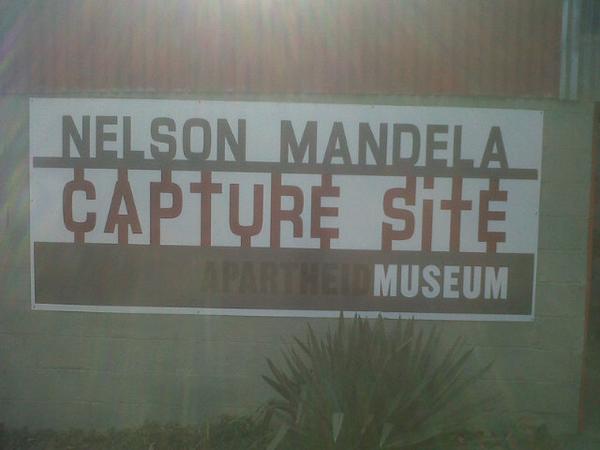 Mandela Day Tour... Nelson Mandela Capture Site...