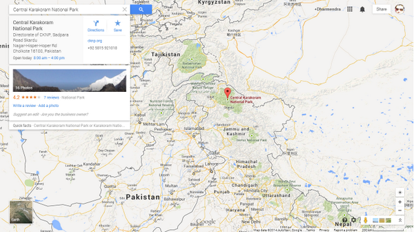 dsmakwana's tweet image. Must check #shocking a national park located  in India but #Googlempas suggests it's Pak's property! @narendramodi