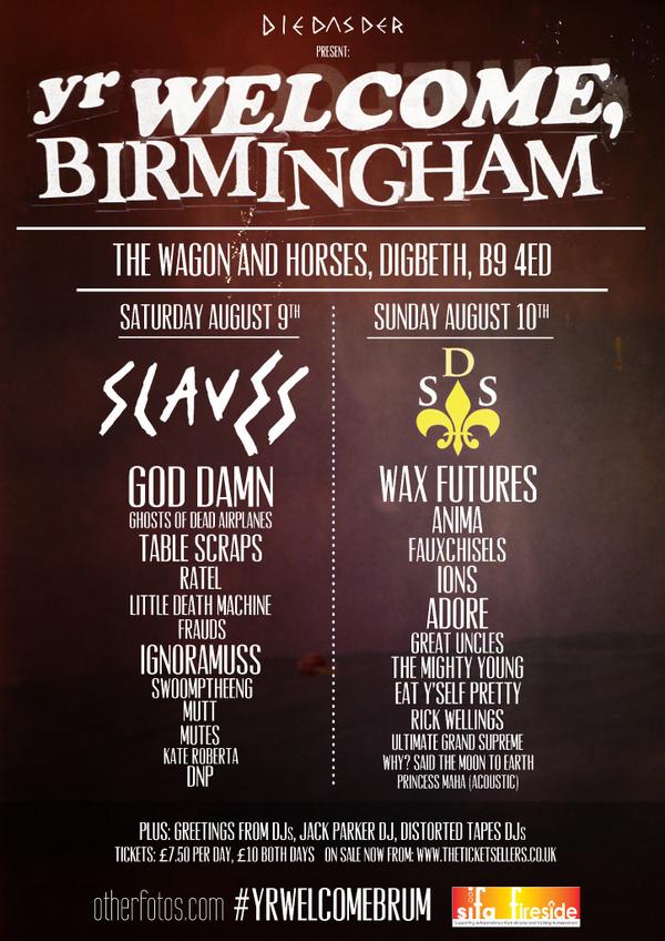 ANiMAnoise's tweet photo. It's going to be heavier than heaven for fans of noisy rock, grunge and indie. Happy we're involved #yrwelcomebrum http://t.co/hXP7sYT8wU