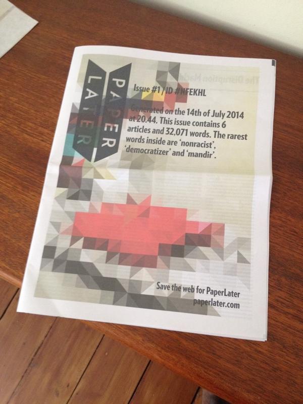 .<a href="/paperlaterhq/">PaperLater</a> issue 1 has arrived!