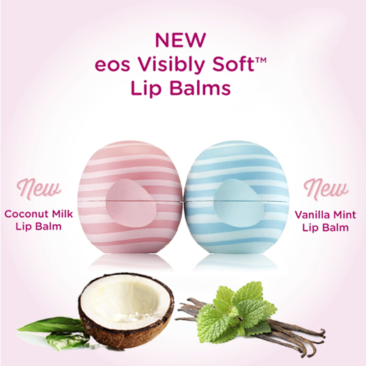 eos on Twitter "Introducing eos Visibly Soft lip balms in Coconut Milk