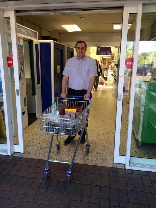 Look how sad he is about leaving....! Take care bud! <a href="/Witham3417/">Tesco Witham</a> <a href="/Tesco5939/">Tesco Haverhill</a>