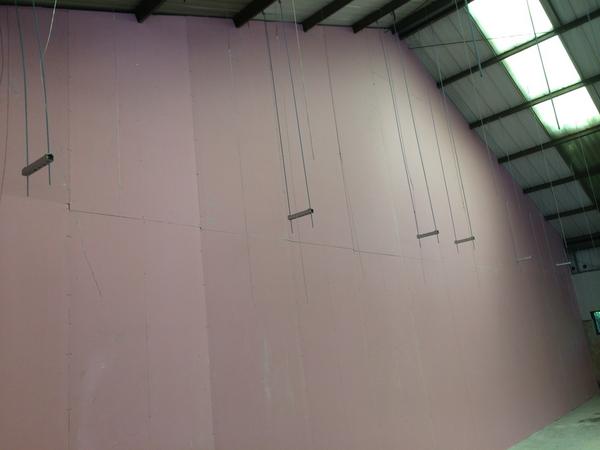 Jumbo Fire wall in. #blackburn #officefit-out