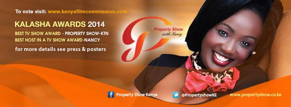 GhaflaKenya's tweet photo. @PropertyShowKE #VoteForNancy as #KalashaAwards Best Hoston a TV Show here http://t.co/LYdtHMno3U Select No 21 & 22 http://t.co/uF1UNwjcZO