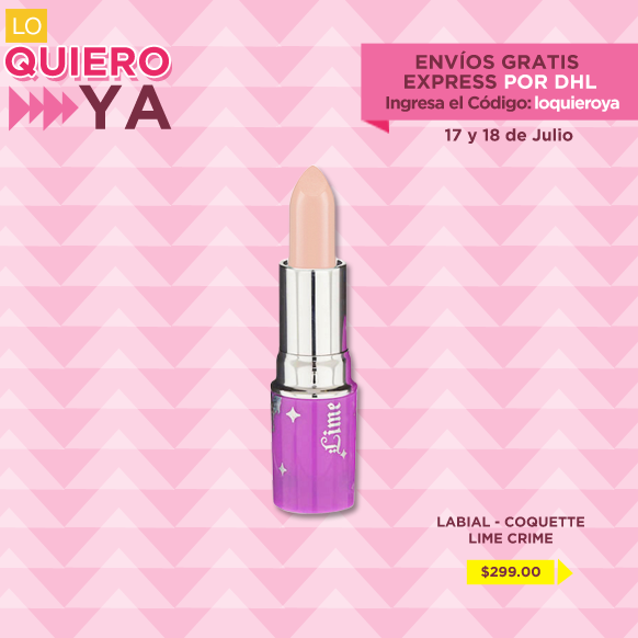 Voranamx's tweet photo. *Coquette de Lime Crime* te dará el toque perfecto a tu maquillaje. #LoQuieroYa Compra Online: http://t.co/ZLVwRiXWRC http://t.co/29Deyn68vd
