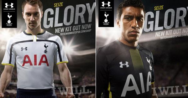 Tottenham unveil 2014-15 home and away kits. thesco.re/1rmMINF