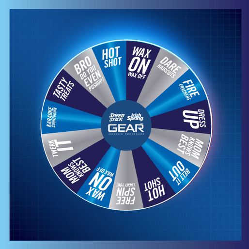 SpeedStickCA's tweet photo. Take a spin on the Speed Stick* GEAR™ Roulette Wheel for a chance to earn bragging rights, eternal glory and swag. http://t.co/vI9Lkhn5Ei