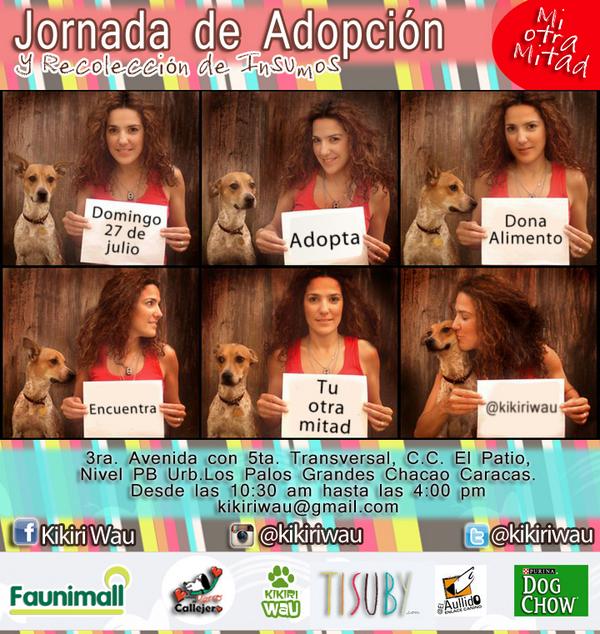 KikiriWau's tweet photo. El domingo los esperamos en @faunimall #Adopta un peludo sin hogar encuentra tu otra mitad http://t.co/GY022zUn7c