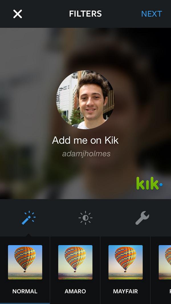 Kik on X: Now you can share your Kik profile on all your fave