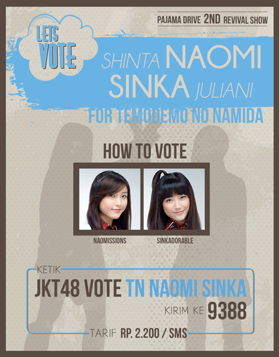 SinkaOshi's tweet photo. Bantu Vote yaaa kakak2 :)) http://t.co/o28pbk5OhN
