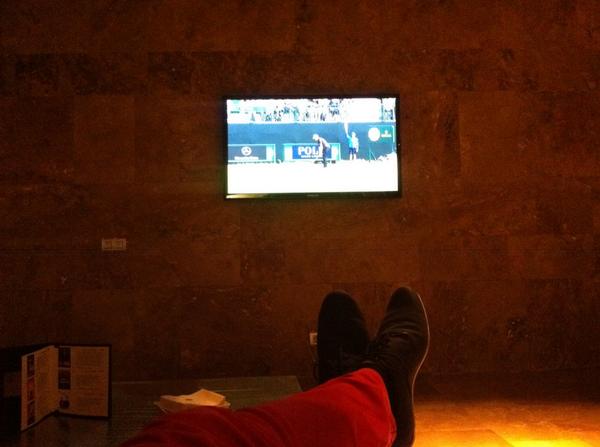 JCARLOS481's tweet photo. En el Parador del Saler viendo el open  #openplus http://t.co/y9OBbxDqx4