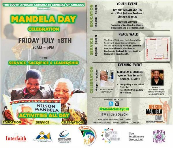 ilbcfoundation's tweet photo. What are you doing to honor the life and legacy of @NelsonMandela The #MandelaDayChi Peace Walk happens at 1pm. http://t.co/81PNaquoTp