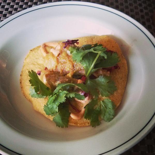 lexisnotthecar's tweet photo. Amazing lunch from the #Toronto #Summerlicious menu of @MuseumTavern The tuna tostada and blueberry pie were my faves http://t.co/dDHZgvrSKa