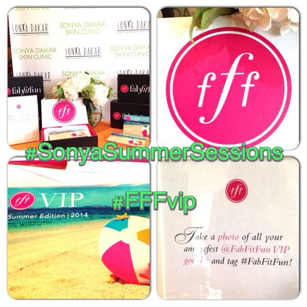 sonyadakar's tweet photo. Today's #SonyaSummerSessions pop up is open! Here's a sneak peak...#fabfitfun ##fffvip @FabFitFun #sonyadakar http://t.co/1XI6u7rzKJ