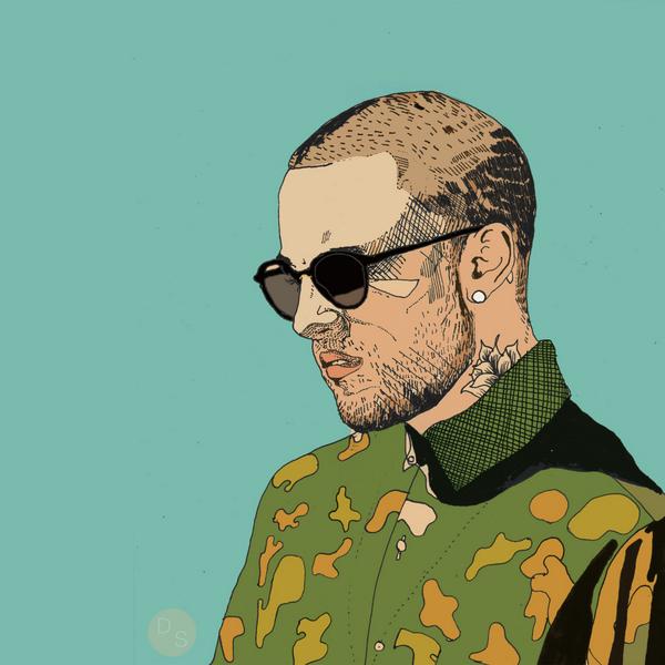 DeweySaunders's tweet photo. @MacMiller here is that finished piece bruh! #macmiller #deweysaunders #illustration http://t.co/A6RTD2JhpF