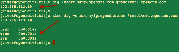 nixcraft's tweet photo. The fastest way to find your own public IP:
dig +short http://t.co/Xz7k0EdpO3 @resolver1.opendns.com
#linux #unix http://t.co/X3njL9i4Nx