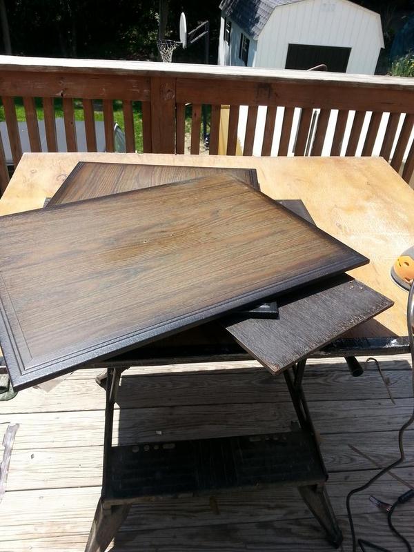 autoclear's tweet image. Time to deface the cabinets while the wife is out of the house. Lots of work