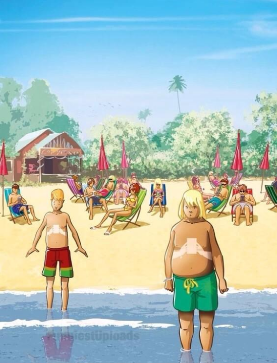 josefajram's tweet photo. El bronceado del año en las playas españolas vía @SciencePorn 😭😭 http://t.co/7tTHkKuKI6