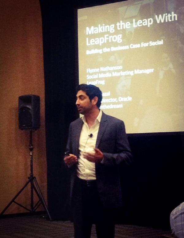 moniquerae's tweet photo. @rahimthedream movin mountains + shakin up @oraclesocial #interact14 killin it & all b4 lunch.. keep #thedream alive http://t.co/b9Yal7XTx2